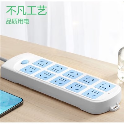 公牛/BULL GN-605-3 插座新國標(biāo)插座 GN-605 十位總控-3米